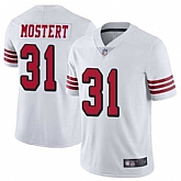 Nike 49ers 31 Raheem Mostert White Color Rush Vapor Untouchable Limited Jersey Dzhi,baseball caps,new era cap wholesale,wholesale hats